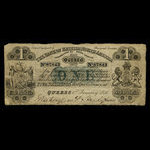 Canada, Bank of British North America, 1 dollar <br /> January 1, 1856