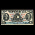 Canada, Dominion Bank, 10 dollars <br /> February 1, 1931
