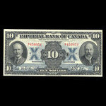 Canada, Imperial Bank of Canada, 10 dollars <br /> November 1, 1923