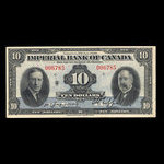Canada, Imperial Bank of Canada, 10 dollars <br /> January 3, 1939