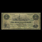 Canada, Merchants Bank of Canada (The), 1 dollar <br /> March 2, 1868