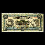 Canada, Dominion Bank, 50 dollars <br /> July 2, 1901