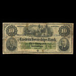 Canada, Eastern Townships Bank, 10 dollars <br /> January 2, 1893
