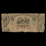 Canada, Bank of Montreal, 2 dollars <br /> January 1, 1844