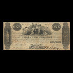 Canada, Bank of New Brunswick, 1 pound <br /> July 1, 1852