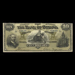 Canada, Bank of Ottawa (The), 10 dollars <br /> June 1, 1900