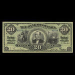 Canada, Bank of Ottawa (The), 20 dollars <br /> January 2, 1903