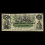 Canada, Province of Canada, 2 dollars <br /> October 1, 1866
