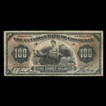 Canada, Canadian Bank of Commerce, 100 dollars <br /> May 1, 1912