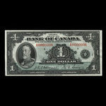 Canada, Bank of Canada, 1 dollar <br /> 1935
