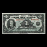 Canada, Bank of Canada, 1 dollar <br /> 1935