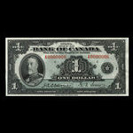 Canada, Bank of Canada, 1 dollar <br /> 1935
