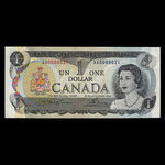 Canada, Bank of Canada, 1 dollar <br /> 1973