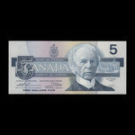 Canada, Bank of Canada, 5 dollars <br /> 1986