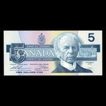 Canada, Bank of Canada, 5 dollars <br /> 1986