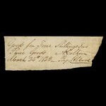 Canada, J.S. Moore, 4 shillings 2 pence, goods <br /> March 24, 1843