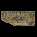 Canada, Bank of Upper Canada (York), 4 dollars <br /> January 1, 1861