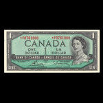 Canada, Bank of Canada, 1 dollar <br /> 1954