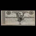 Canada, Municipal Council of the Midland District, 5 pounds <br /> 1862