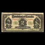 Canada, Dominion of Canada, 2 dollars <br /> January 2, 1914