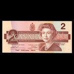 Canada, Bank of Canada, 2 dollars <br /> 1986