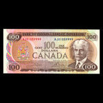 Canada, Bank of Canada, 100 dollars <br /> 1975