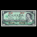 Canada, Bank of Canada, 1 dollar <br /> 1967