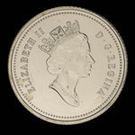 Canada, Elizabeth II, 10 cents <br /> 1990