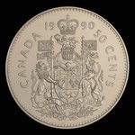 Canada, Elizabeth II, 50 cents <br /> 1990