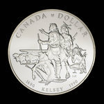Canada, Elizabeth II, 1 dollar <br /> 1990