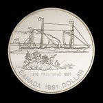 Canada, Elizabeth II, 1 dollar <br /> 1991