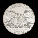 Canada, Elizabeth II, 1 dollar <br /> 1989