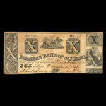 Canada, Farmers Bank of St. Johns, 10 dollars <br /> December 1, 1837