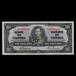 Canada, Bank of Canada, 10 dollars <br /> January 2, 1937