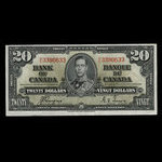 Canada, Bank of Canada, 20 dollars : January 2, 1937