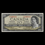 Canada, Bank of Canada, 20 dollars <br /> 1954