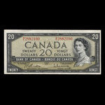 Canada, Bank of Canada, 20 dollars : 1954