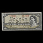 Canada, Bank of Canada, 20 dollars : 1954