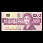 Canada, Bank of Canada, 1,000 dollars : 1988