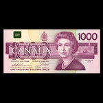 Canada, Bank of Canada, 1,000 dollars : 1988