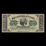 Canada, Imperial Bank of Canada, 50 dollars <br /> January 2, 1917