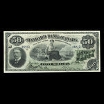Canada, Standard Bank of Canada, 50 dollars <br /> December 1, 1890