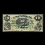 Canada, Mechanics Bank (Montreal), 10 dollars : June 1, 1872