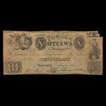 Canada, Bank of Ottawa, 10 dollars <br /> January 1, 1844