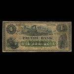 Canada, Pictou Bank, 4 dollars <br /> January 2, 1874