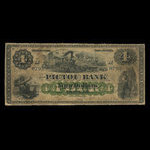 Canada, Pictou Bank, 4 dollars <br /> January 2, 1874