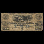 Canada, Bank of Upper Canada (York), 2 dollars <br /> May 4, 1854