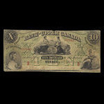 Canada, Bank of Upper Canada (York), 10 dollars : July 6, 1859