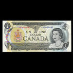 Canada, Bank of Canada, 1 dollar : 1973