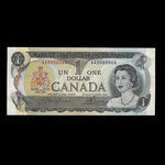 Canada, Bank of Canada, 1 dollar : 1973